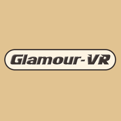 Glamour-VR studio logo featuring 132 high-end cinematic scenes focused on luxury roleplay and premium production values.