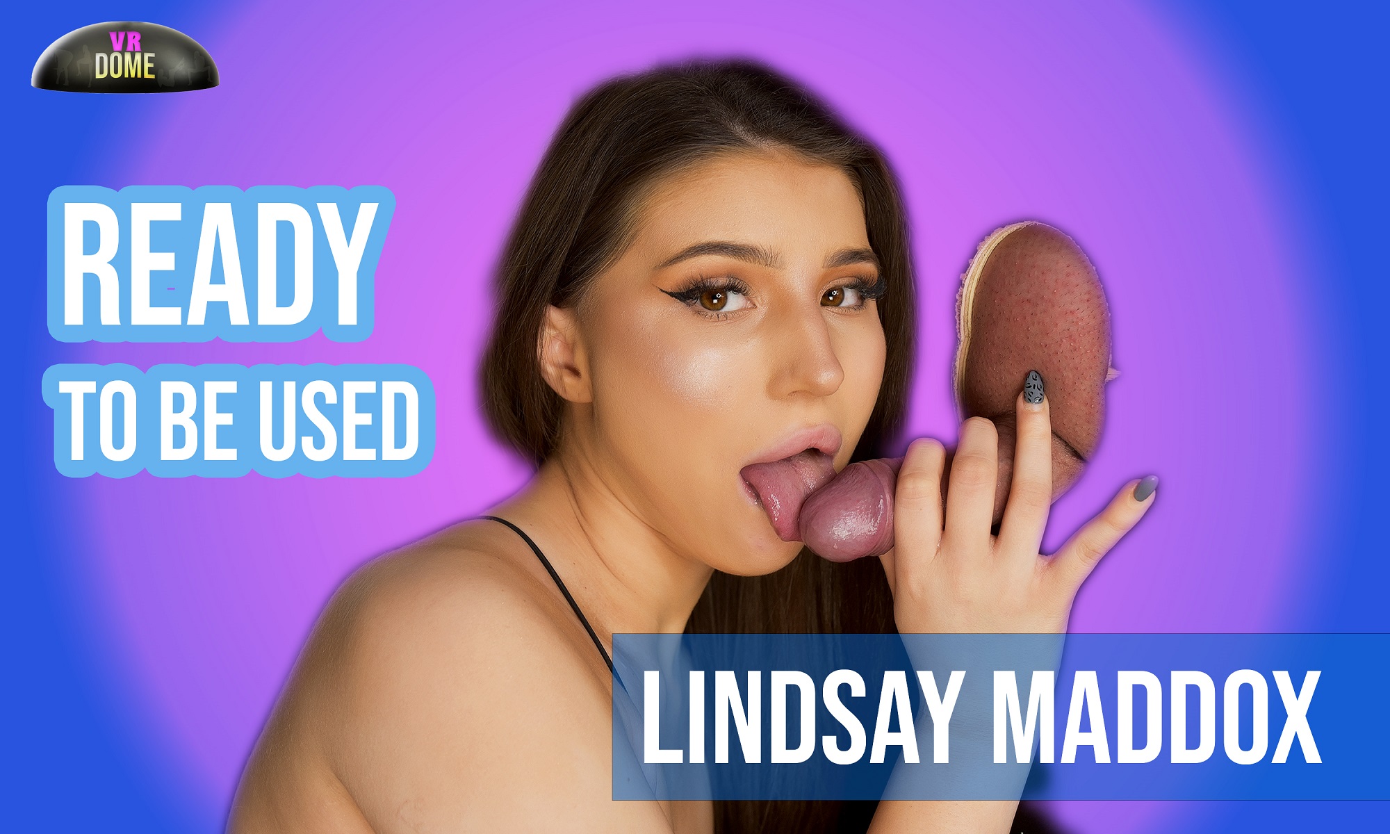 Lindsay Maddox performs a POV blowjob in a VRDome production featuring 4K resolution and 60 FPS immersion for adult VR viewers.