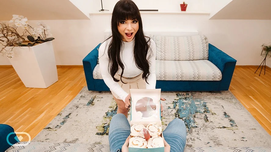 Nadja Lapiedra Licks Cream Off Your Shaft in Sticky Buns