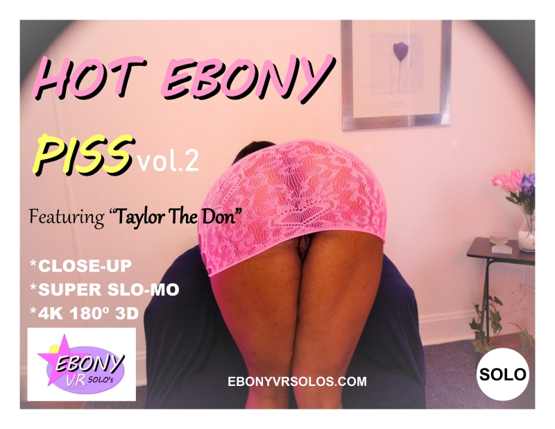 Taylor The Don performs a solo ebony act in 4K VR with 180 degree passthrough and 60 frames per second