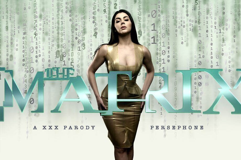 Valentina Nappi as Persephone in The Matrix cosplay performs a POV blowjob in a 4K VR scene.