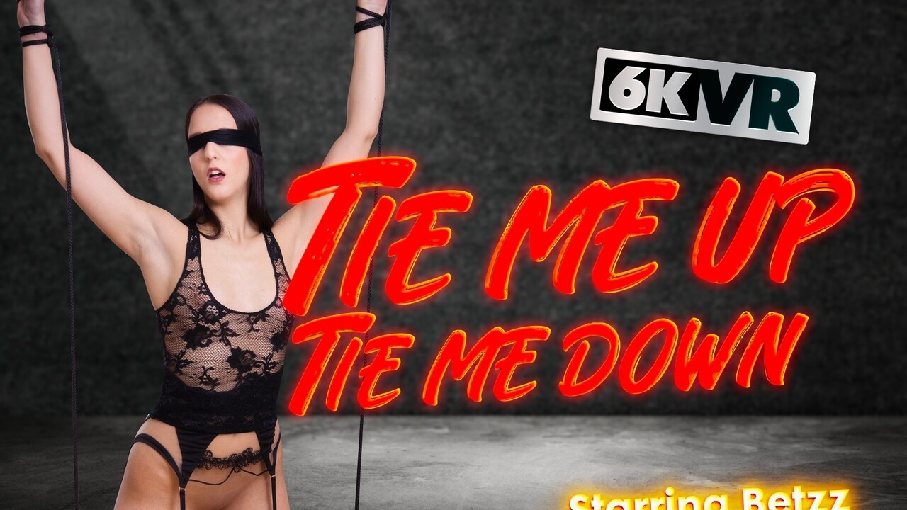 Brunette model Betzz receives a POV blowjob in a StockingsVR 4K VR video with 60 FPS and premium quality production.