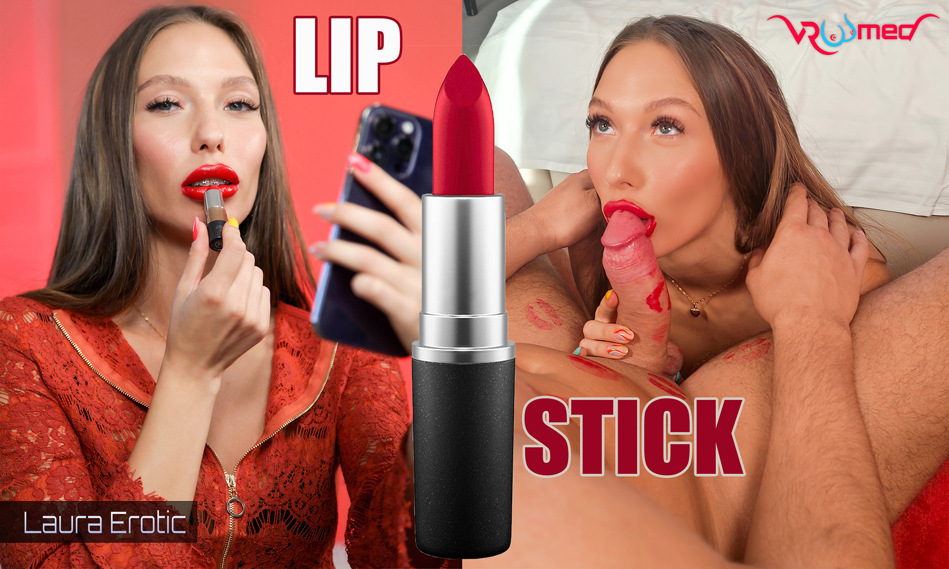 Laura Erotic performs a POV blowjob in 4K VR with 60 FPS quality