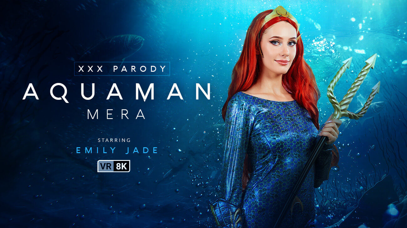 Aquaman Mera VR: Emily Jade Cosplay Blowjob & Sex
