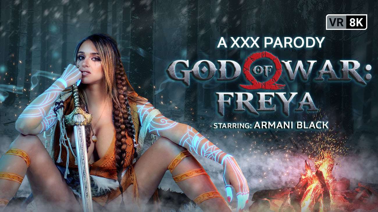 God Of War Freya Parody: 8K VR Blowjob, Anal, 60 FPS
