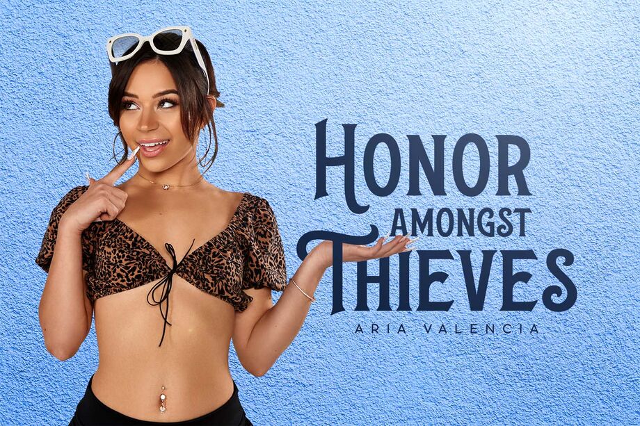 Aria Valencia performs a POV blowjob in this 4K VR video from BadoinkVR.