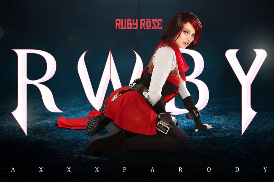 Ruby Rose cosplay by Maddy May performs a POV blowjob in an 8K VR scene