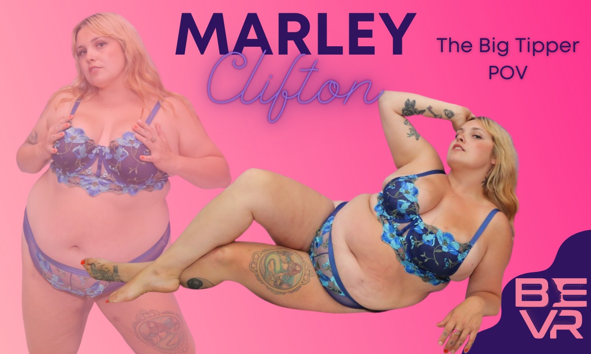 Marley Clifton performs a solo POV scene with large breasts in 4K 60 FPS VR from BlushErotica.