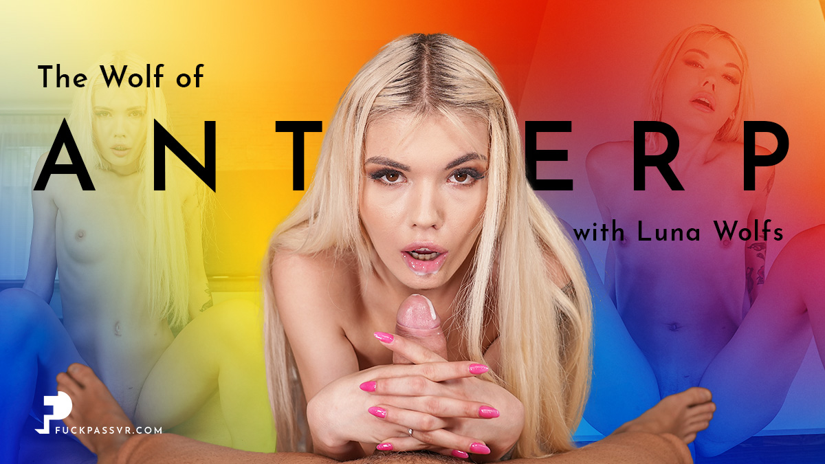 Luna Wolfs performs a POV blowjob in a European setting, captured in 4K and 60 FPS for an immersive VR experience.