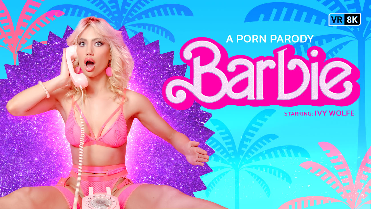 Ivy Wolfe in a blonde Barbie cosplay performs a close up POV blowjob for VR Conk in 60fps adult virtual reality content.