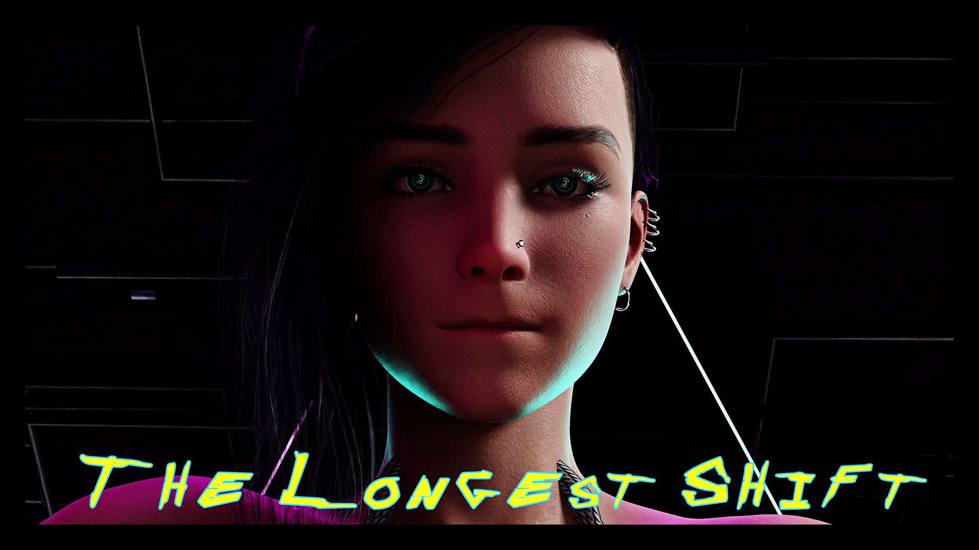POV cyberpunk blowjob in 4K VR featuring a model during a long shift with 60 FPS production quality.