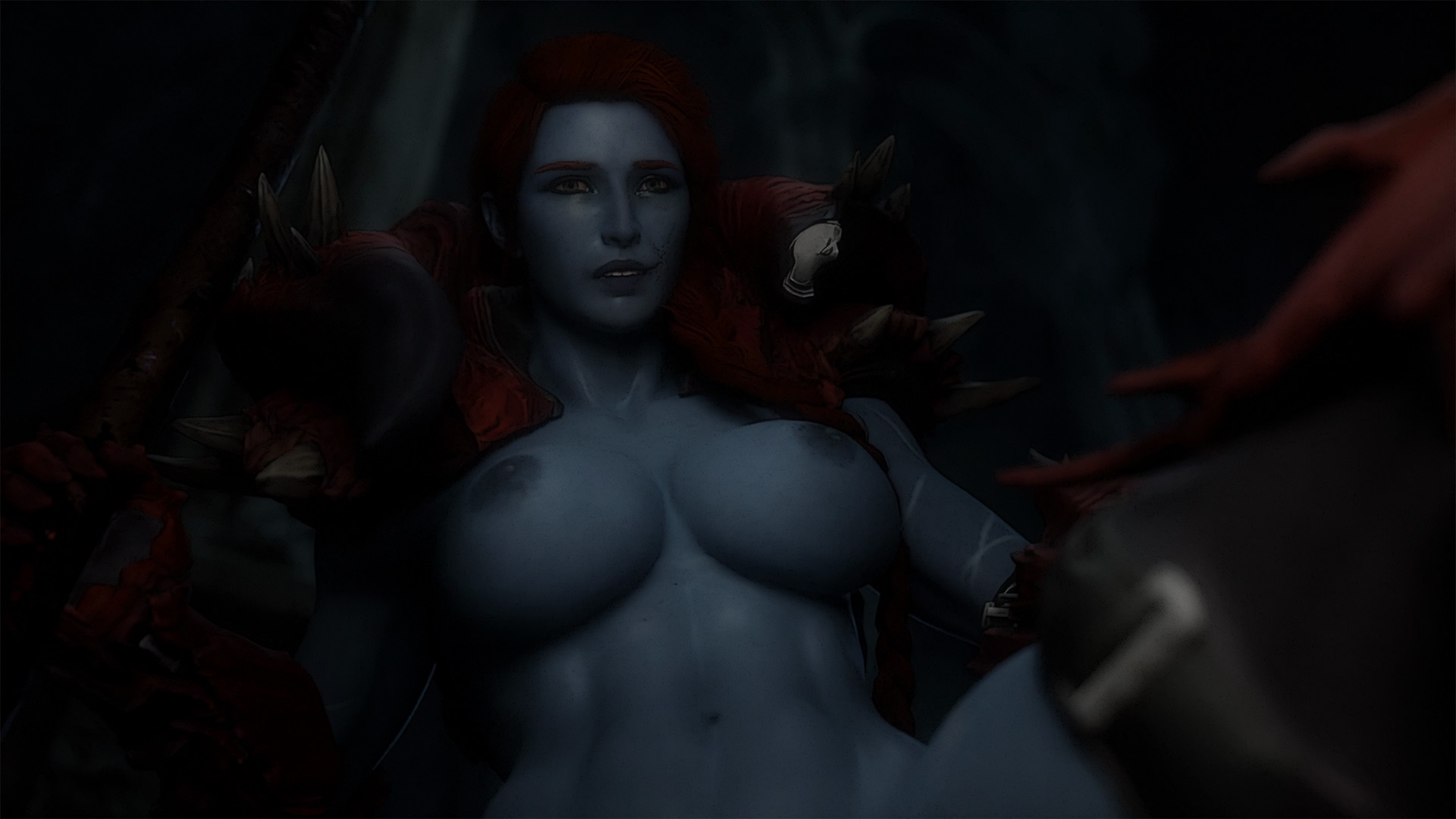 Lady Hellbender in a 4K 180-degree POV VR experience with dark fantasy themes and high frame rate visuals.
