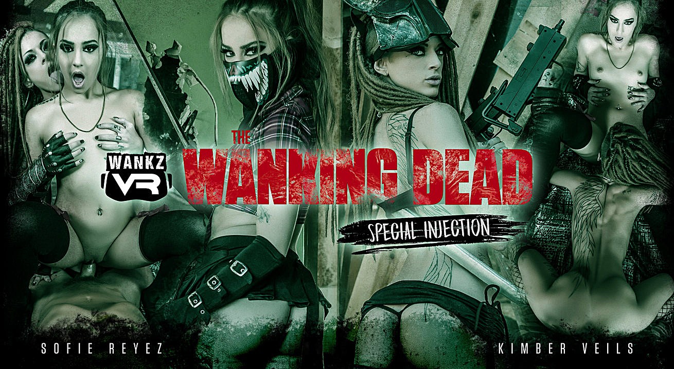 Sofie Reyez and Kimber Veils perform a 69 and POV blowjob in a digitally remastered cosplay VR scene