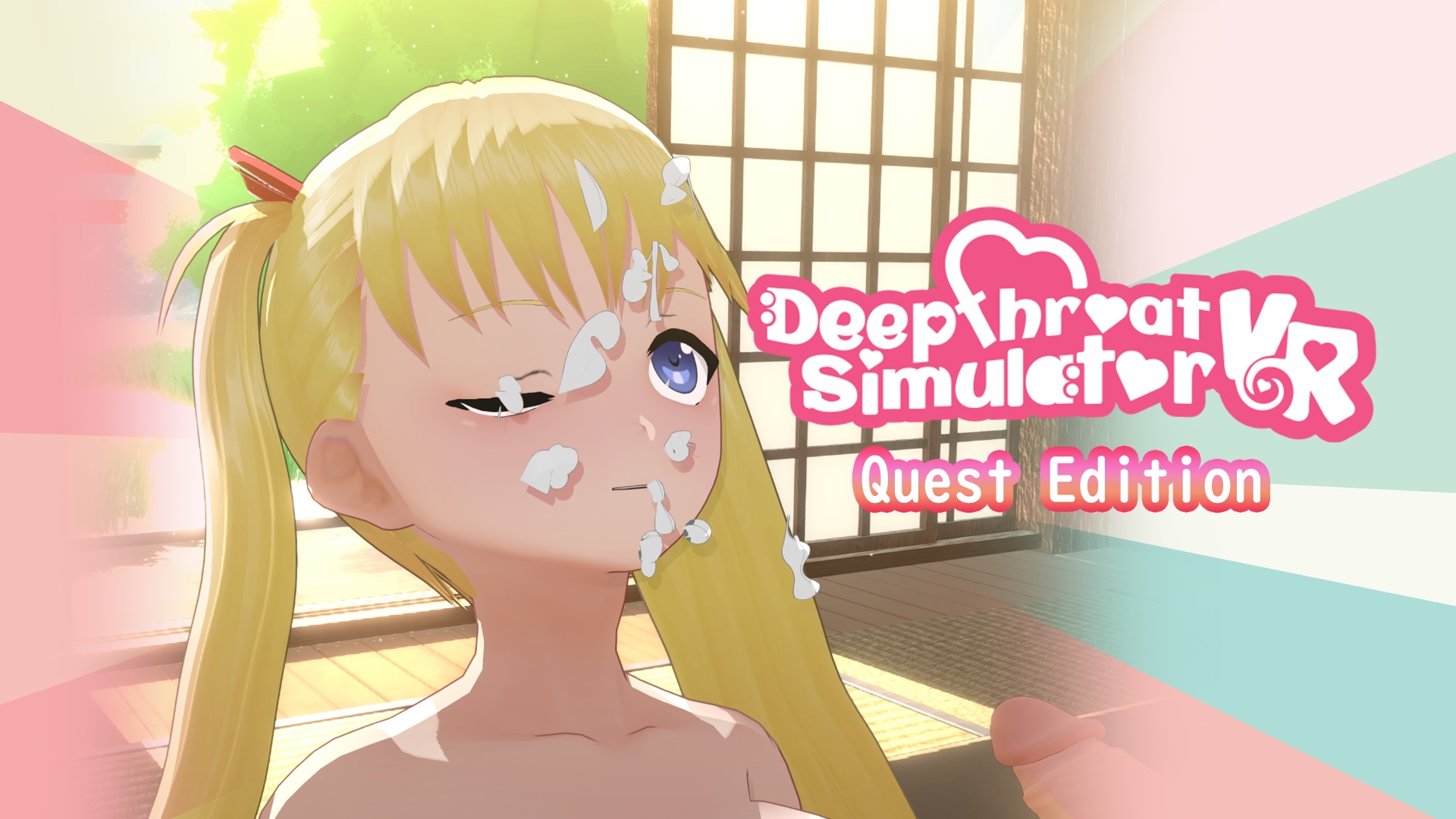 VR deepthroat simulator gameplay with 6DoF movement and spatial audio in a virtual environment
