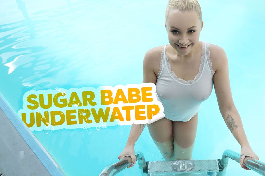 Marilyn Sugar performs an underwater POV footjob and blowjob in this 60 FPS European VR video by 18VR.