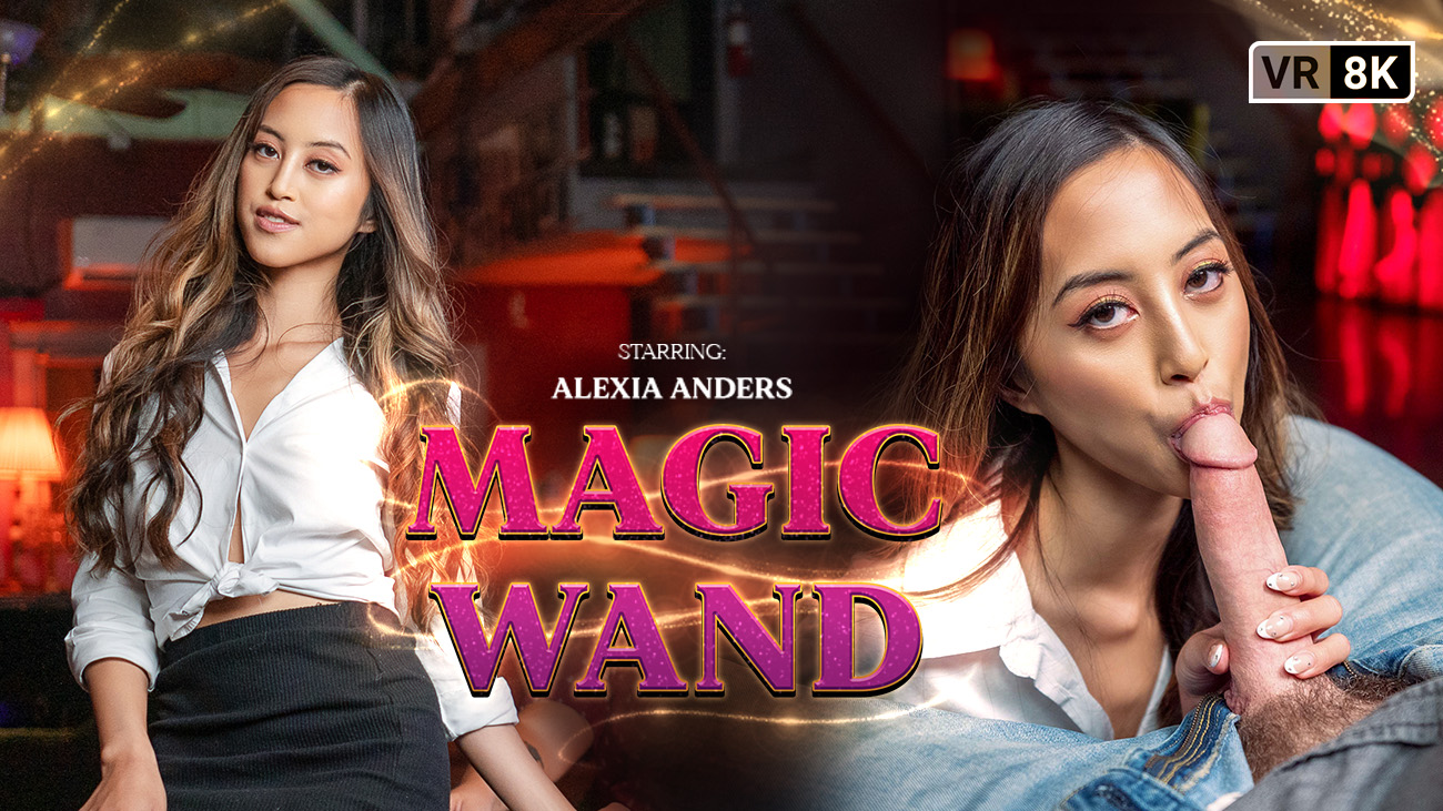 VR Alexia Anders Magic Wand: 8K Blowjob & Doggystyle
