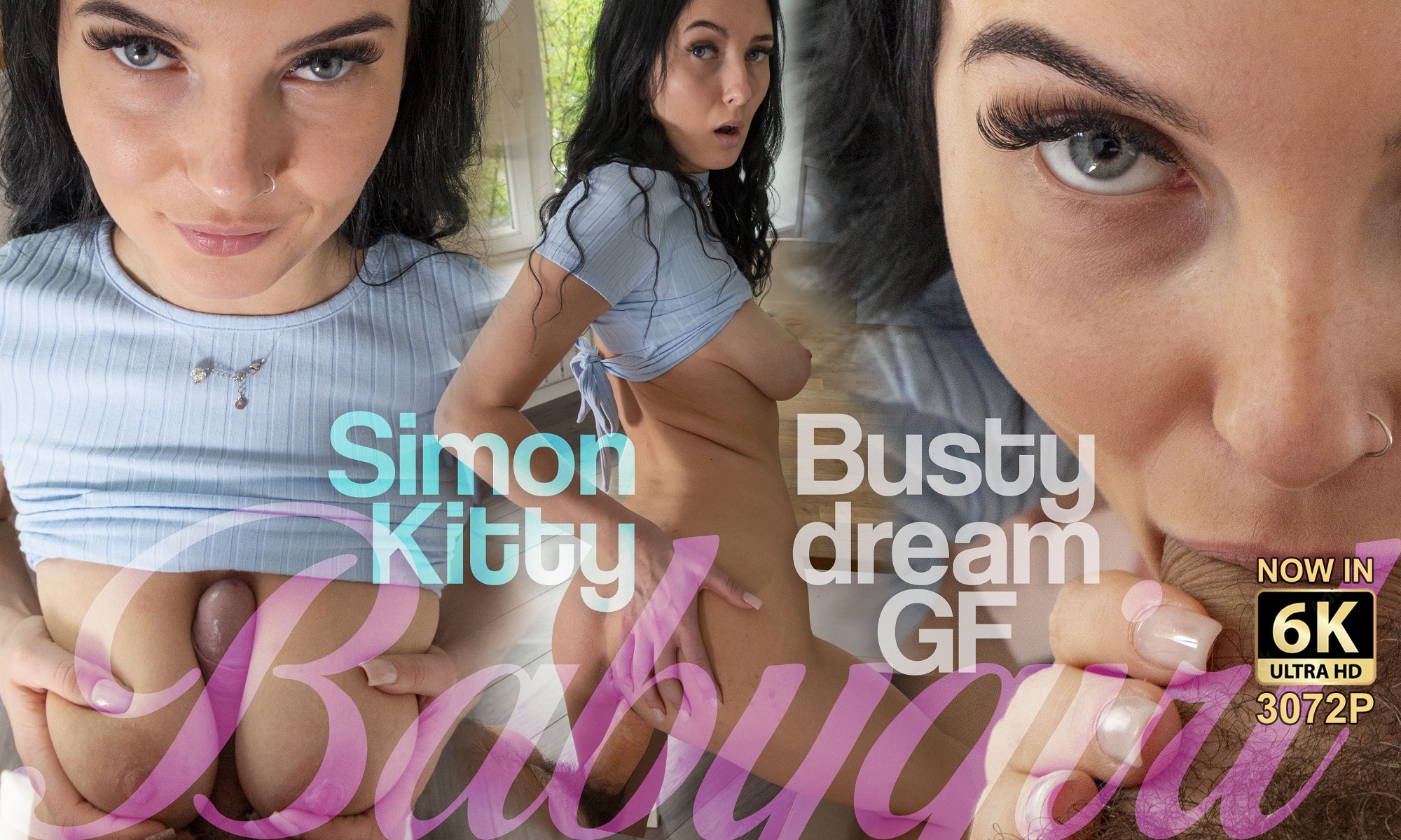 Simon Kitty performs a POV blowjob and titty fuck in 4K VR from perVRt studio