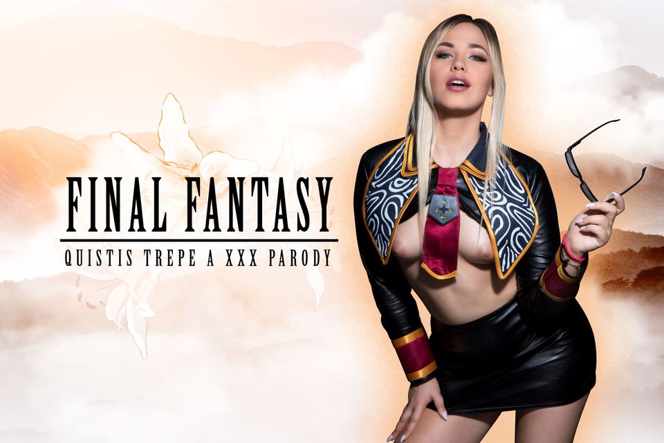 Selvaggia Babe as Quistis Trepe performs a POV blowjob in 8K VR cosplay