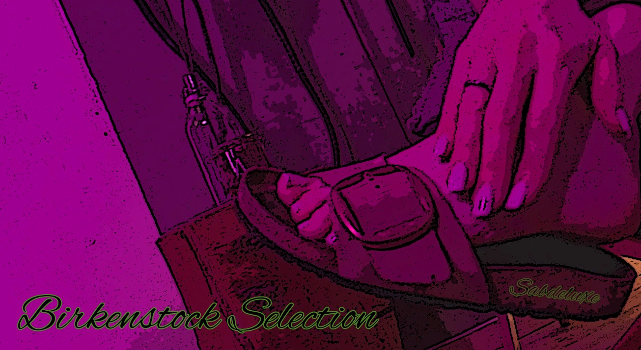 Sabdeluxe in a solo POV VR fetish video wearing Birkenstocks in 4K 60 FPS