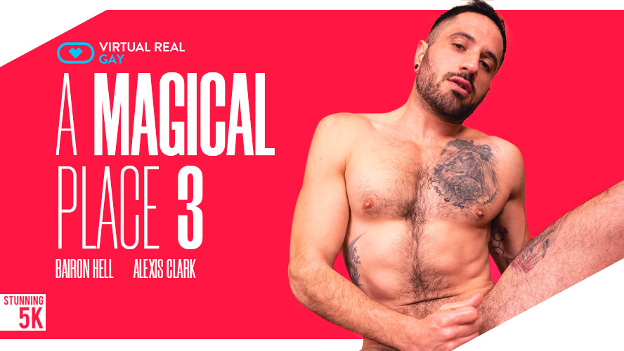 Andy Star and Bairon Hell perform anal and oral in a magical VR setting with 60 FPS premium quality.