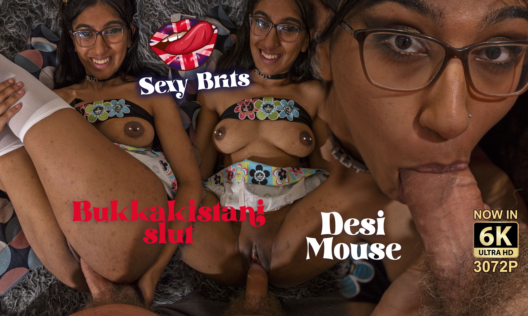 Desi Mouse performs a POV blowjob in 4K 180 degree VR with 60 FPS premium production quality.
