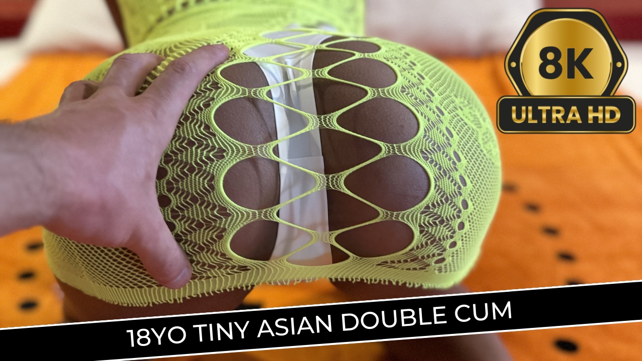 Fon Harper performs a POV blowjob in a 4K AsianSexVR scene featuring an 18-year-old Asian model with double ejaculation
