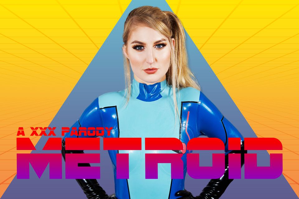Lila Frey performs a POV blowjob in a Metroid costume for VRCosplayX in 4K 60 FPS VR