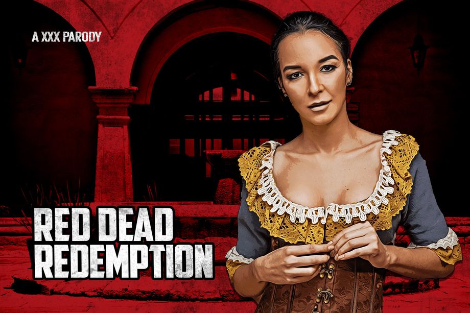 Francys Belle in Red Dead Redemption cosplay receives a POV blowjob in 4K VR