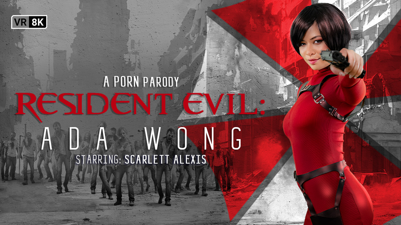 Scarlett Alexis as Ada Wong performs a POV blowjob in 4K VR cosplay