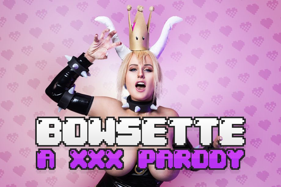 Angel Wicky as Bowsette performs a POV blowjob and titty fuck in this 60 FPS VR cosplay video