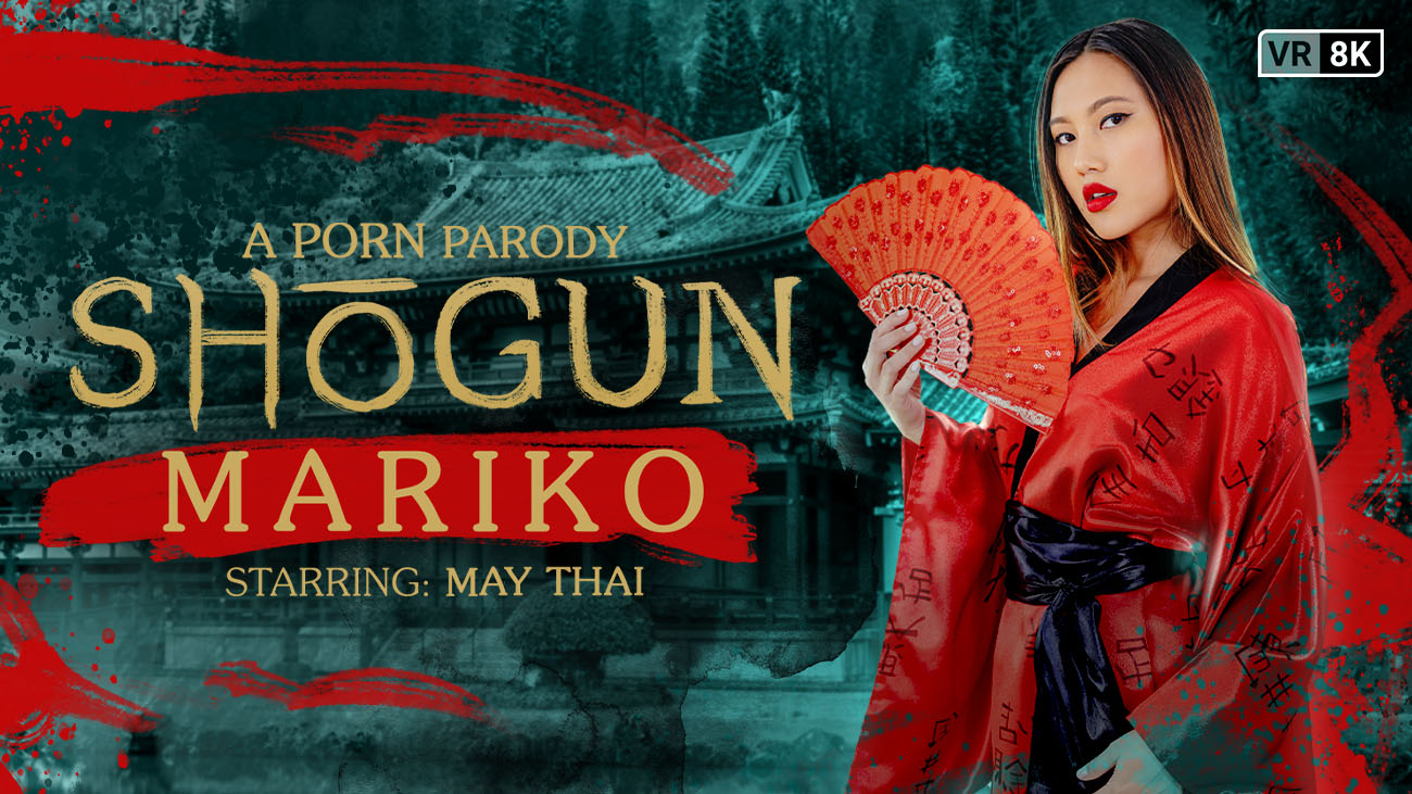 May Thai in cosplay performs a close-up blowjob in this VR Conk Shogun parody filmed in 60 FPS.