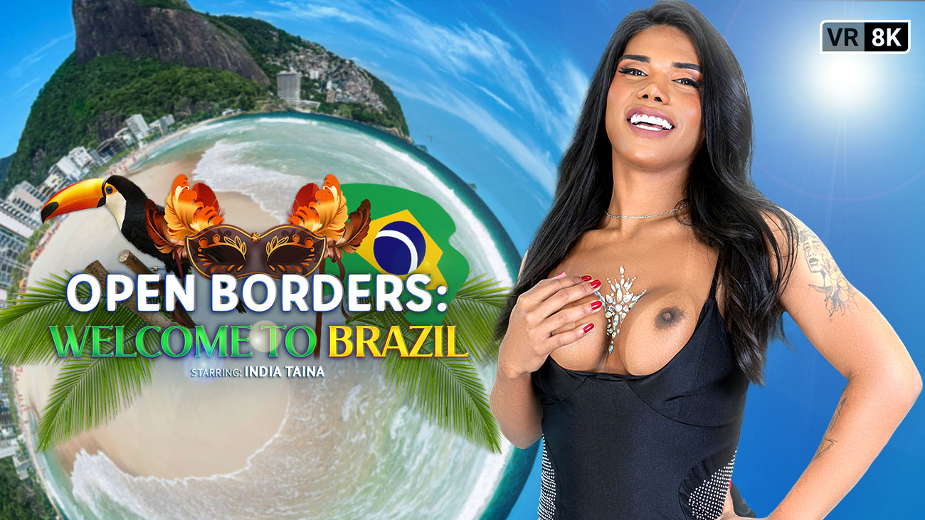 India Tayna performs a blowjob and receives anal penetration in a Brazilian setting within this VRB Trans POV VR video.