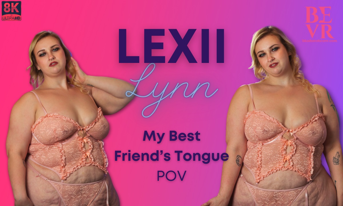 Lexii Lynn performs solo oral in a POV setup featuring 4K resolution and 60 FPS smoothness for immersive VR viewing.