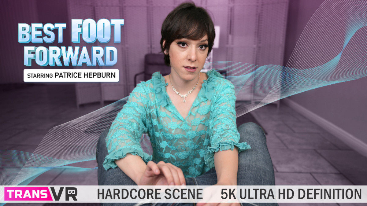 Patricia Hepburn performs oral and anal sex in a 4K VR POV scene by TransVR