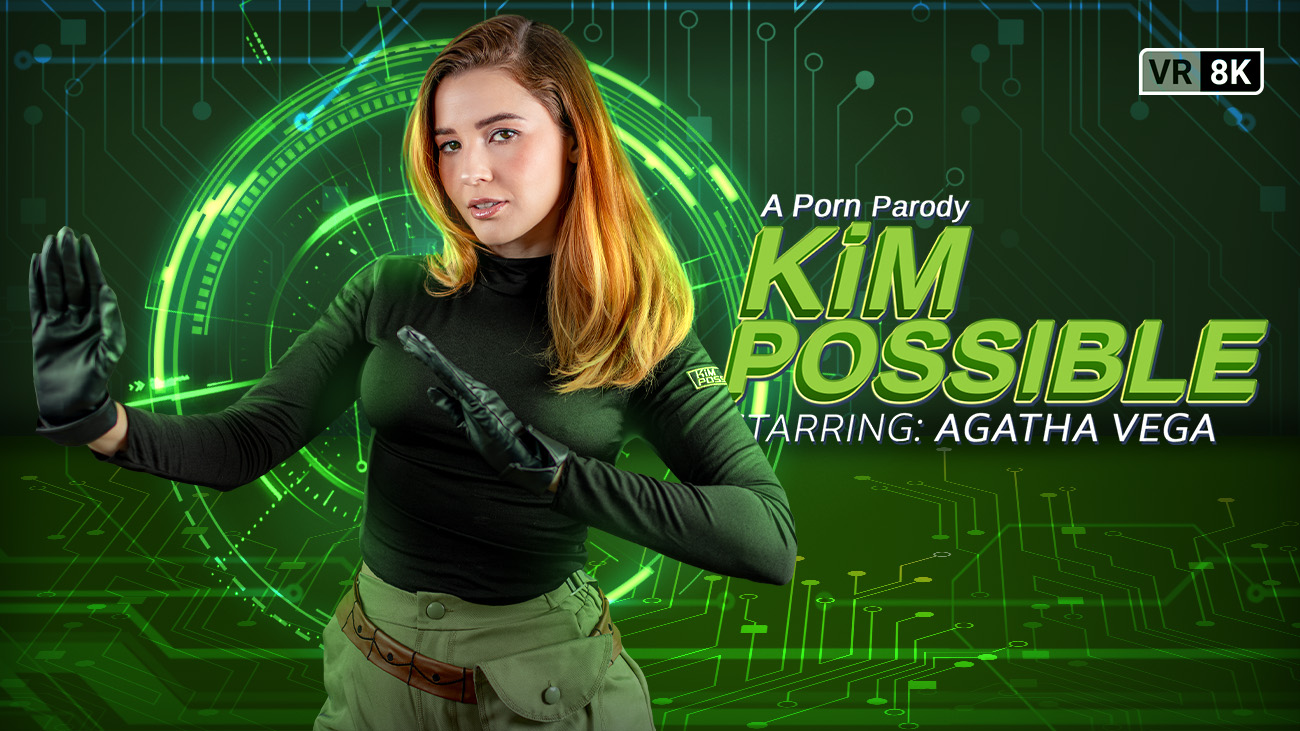 Agatha Vega cosplays Kim Possible in a 4K VR blowjob scene filmed in 60 frames per second by VR Conk