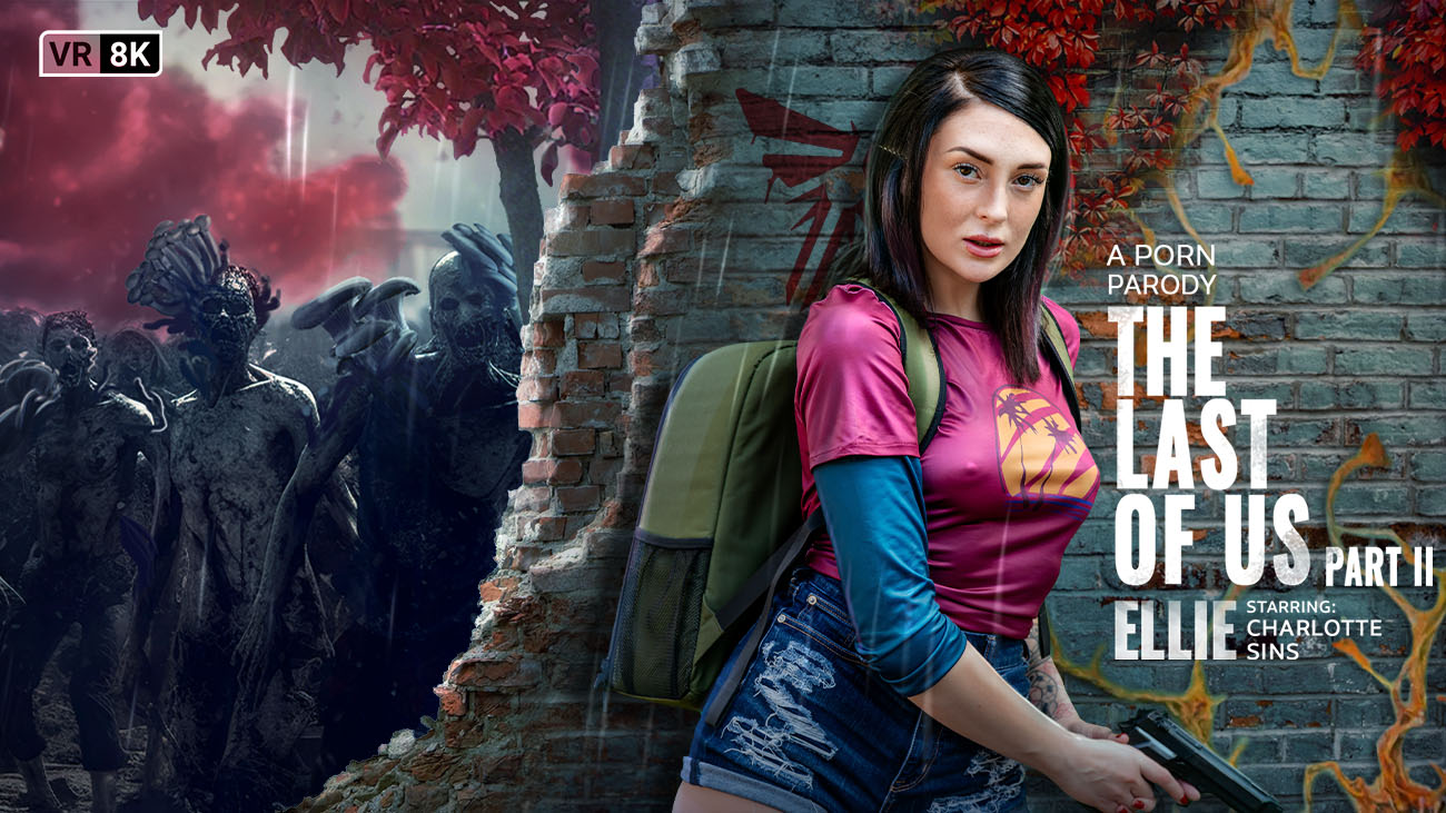Charlotte Sins as Ellie in a VR Conk 4K 60fps cosplay parody with close up POV scenes
