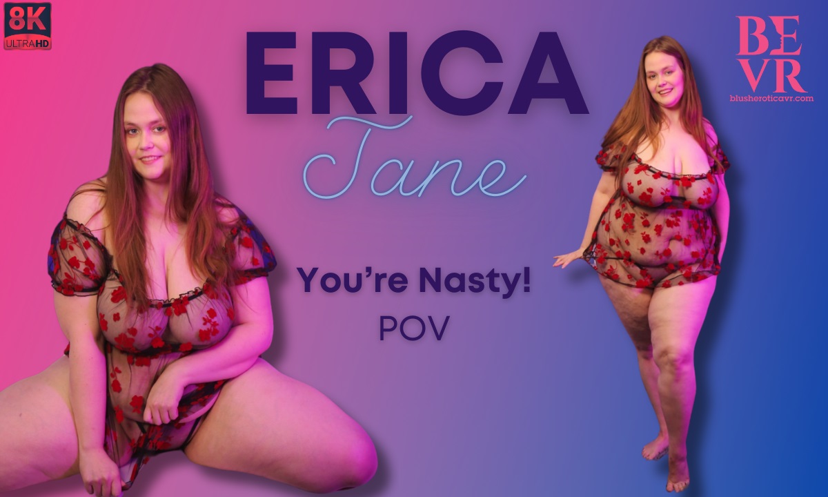 Erica Jane performs oral sex and a titty fuck in this 4K VR POV video filmed at 60 frames per second.