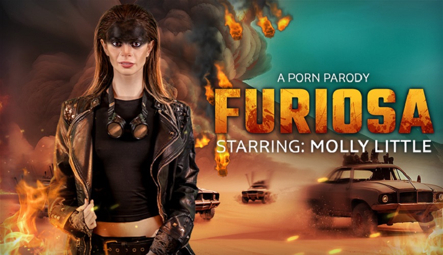 Molly Little in cosplay performs a POV scene for VR Conk in 4K 60 FPS.