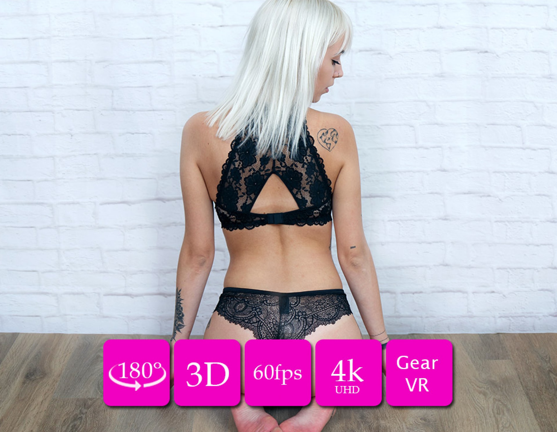Andromeda poses nude during a casting session in this 4K VR180 backstage video filmed from a POV perspective.