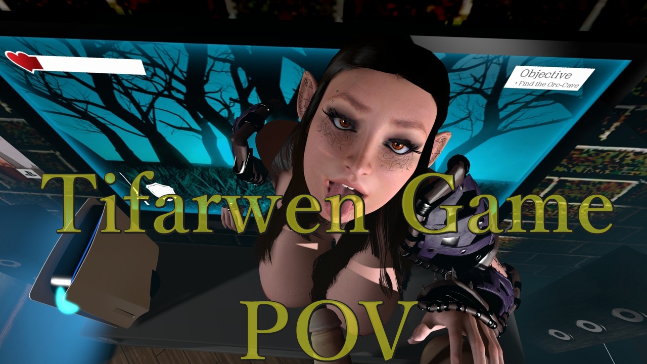 Tifarwen Elf plays a game in a VR POV video featuring 4K resolution and 60 FPS gameplay.