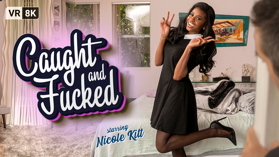 Nicole Kitt performs a POV interracial blowjob in a VR Bangers 4K production featuring 60 FPS passthrough.