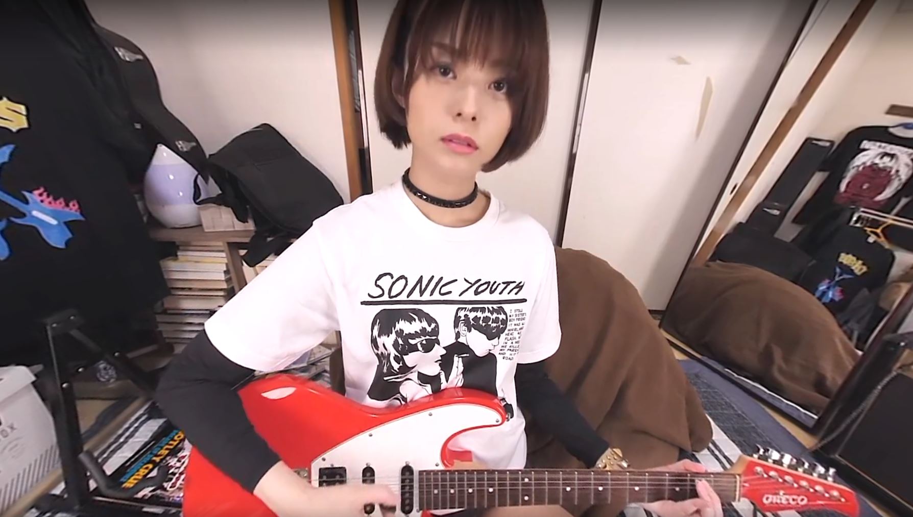 Runa Tsukino acts sad in this solo POV VR scene by ChinChinVR produced in 4K 60fps.