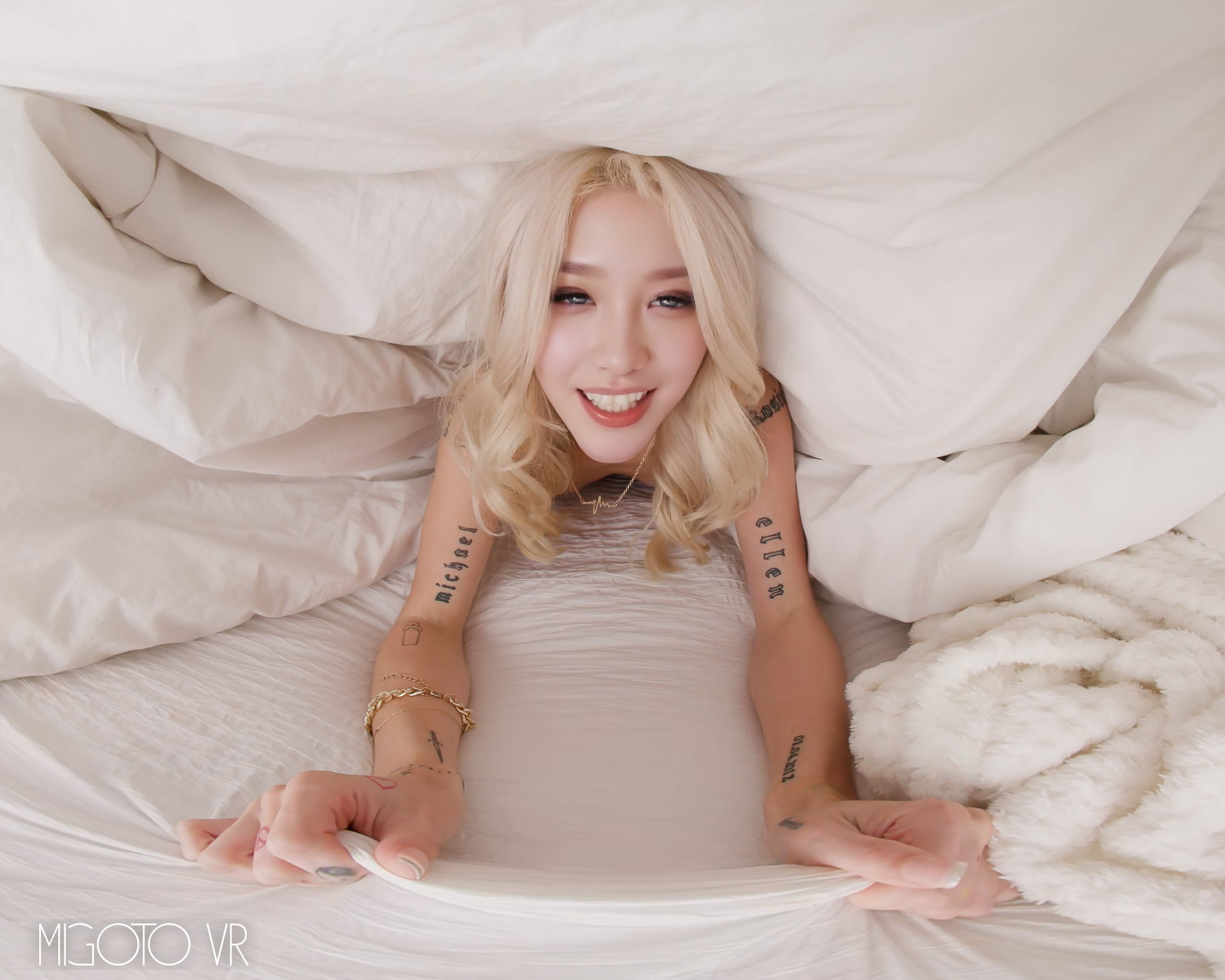 Whitney Malone performs a POV blowjob in a Migoto VR production featuring AI generated teen content and 60 FPS visuals.
