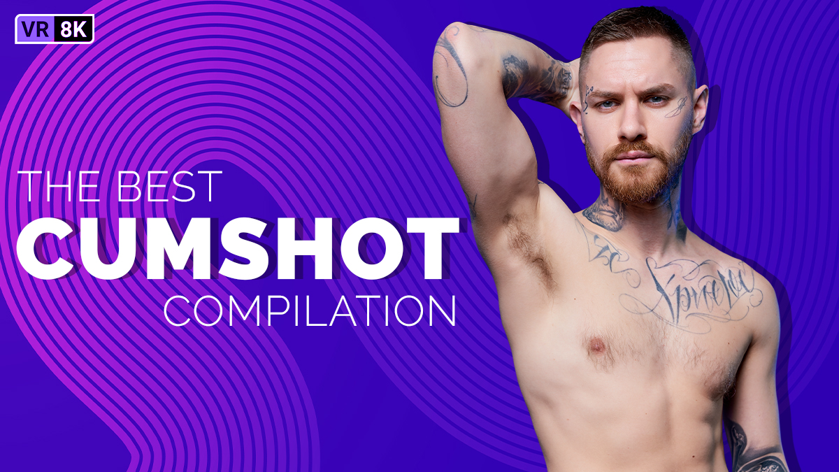 Gay male models receive cumshots in this 4K 180-degree VR compilation featuring 60 FPS premium production quality.