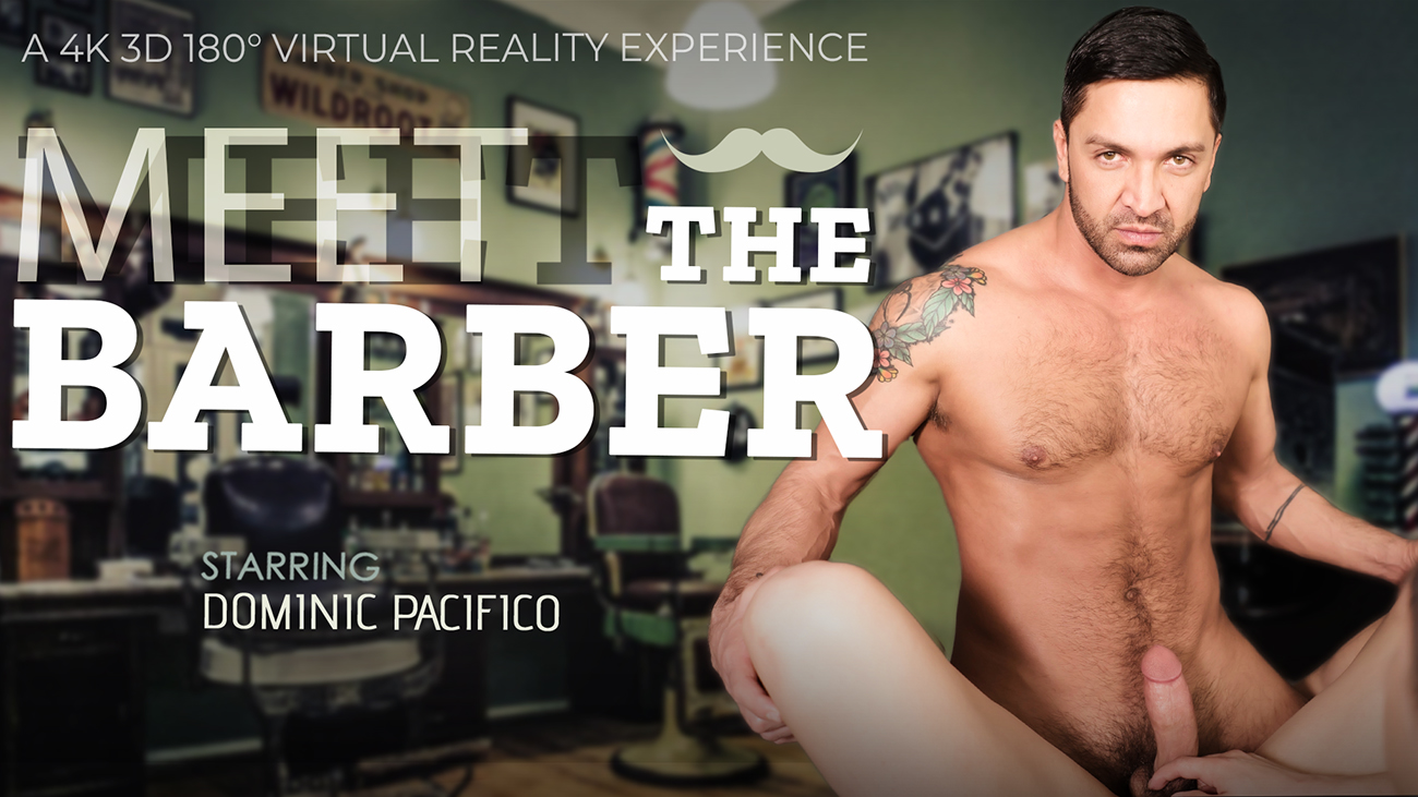 Bear Dominic Pacifico receives a bear and anal in this VRB Gay POV barber shop scene filmed in 60 frames per second.