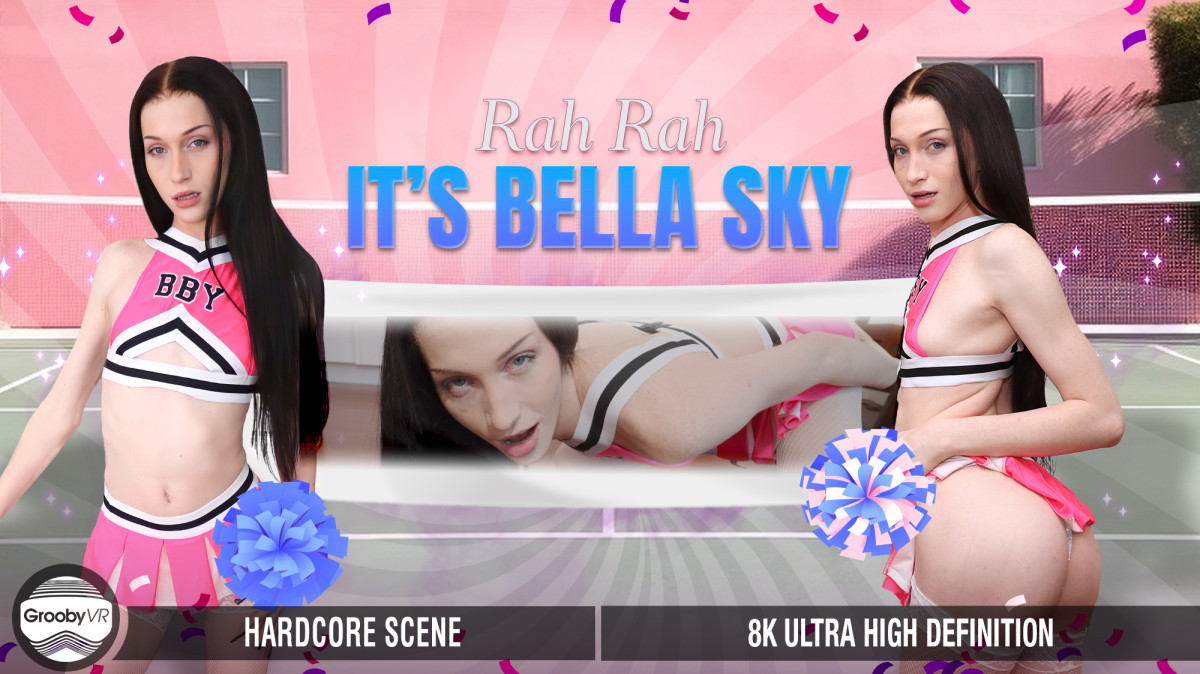 Bella Sky performs anal and oral sex in a GroobyVR 4K POV video with 60 FPS resolution.