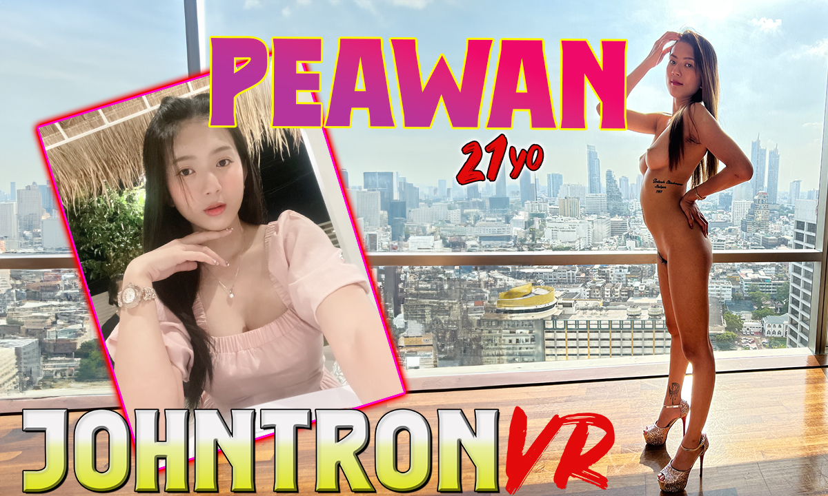 Peawan receives a blowjob in a POV scene, filmed in 4K with 60 FPS for immersive VR enjoyment.