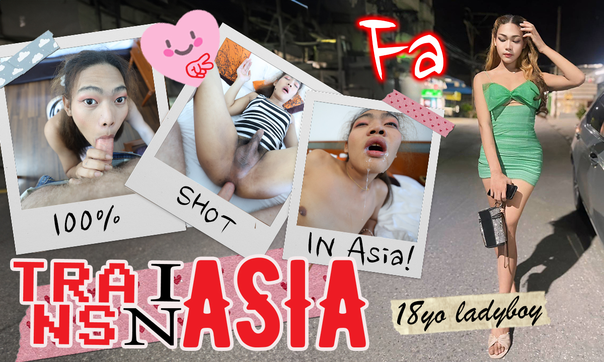 FA Ladyboy ballerina performs anal and oral acts in a POV scene with 60 FPS VR video quality.