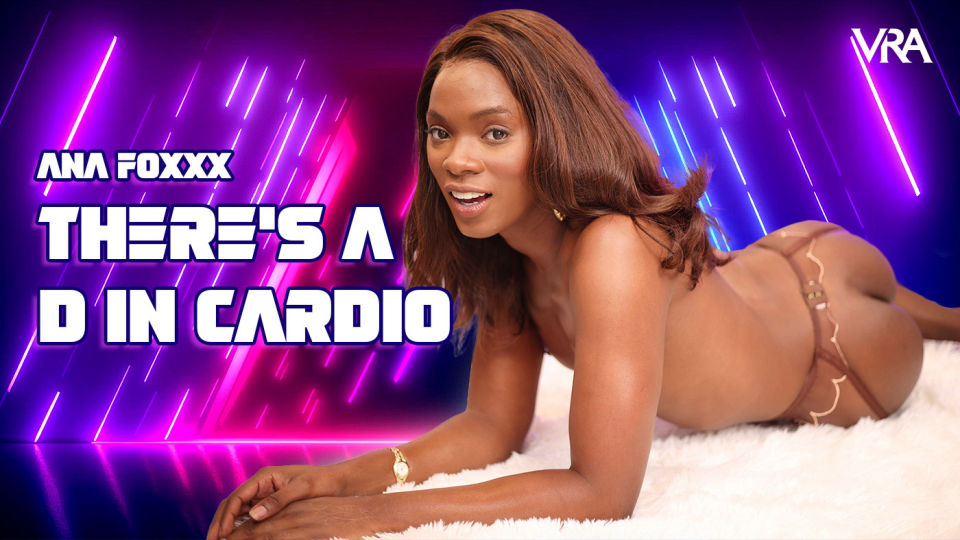 Brunette Ana Foxxx performs a solo cardio workout in a POV shot with 4K resolution and 60 FPS from VRAllure.