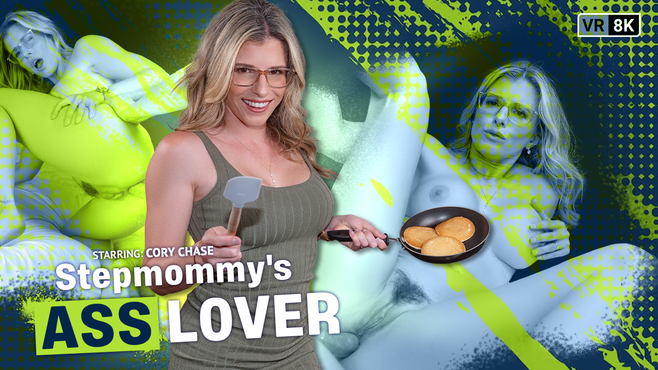 Cory Chase performs anal and titty fuck in a VR Bangers 60 FPS POV scene with stepmommy themes.